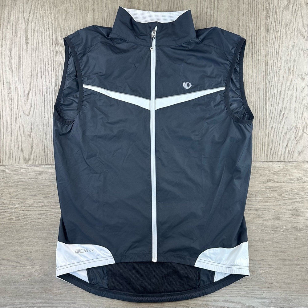 M Pearl Izumi Elite Series Bike Cycling Wind Vest Reflective Black